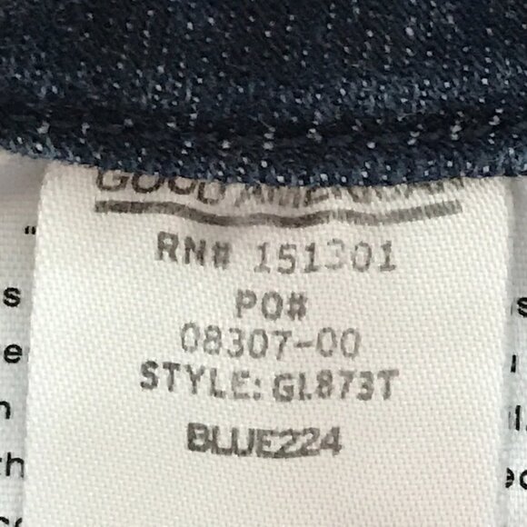 Good American Good Legs Skinny Jeans Women 12/31 Blue High Rise GL873T Blue224 - Picture 10 of 12
